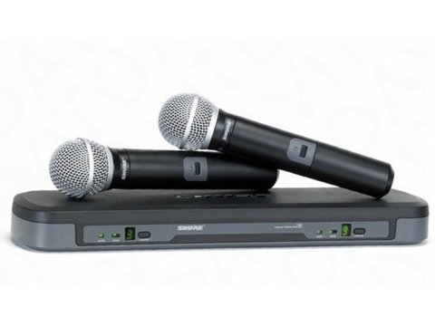 Радіомікрофон SHURE PG288/PG58 - 2 мікрофони в 1 приймачі