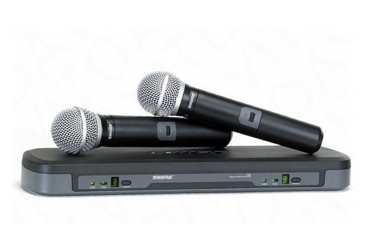 Радиомикрофон SHURE PG288/PG58 - 2 микрофона в 1 приемнике