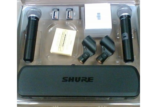 Радиомикрофон SHURE PG288/PG58 - 2 микрофона в 1 приемнике